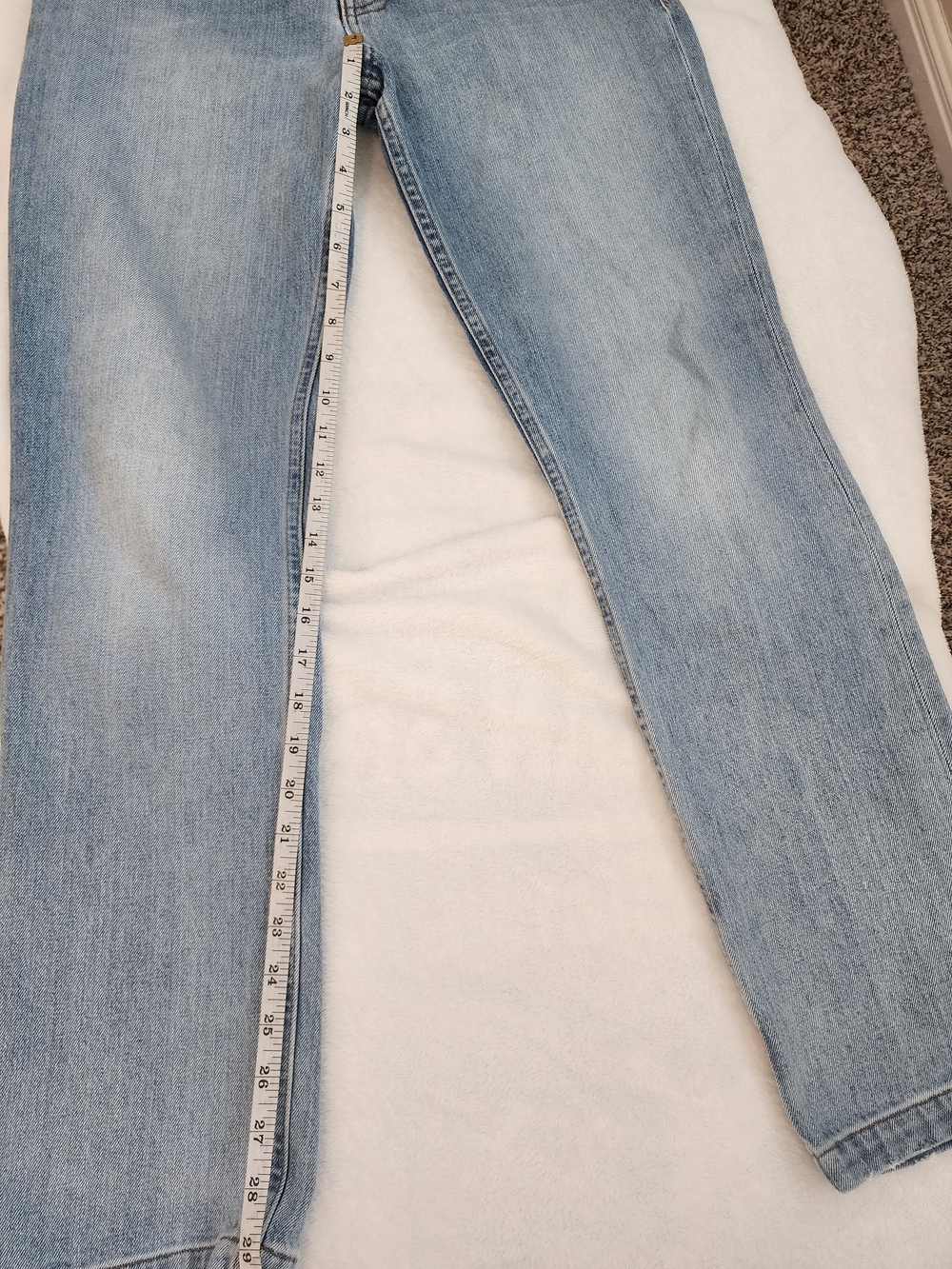 FRAME Le Sylvie Slender Straight Jeans Size 27 Light Wash High Rise Denim - Picture 6 of 12